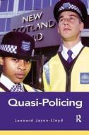Quasi-policing edito da Taylor & Francis Ltd