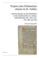 Tropen zum Ordinarium missae in St. Gallen di Cristina Hospenthal edito da Lang, Peter