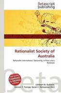 Rationalist Society of Australia edito da Betascript Publishing