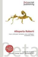 Alloperla Roberti edito da Betascript Publishing