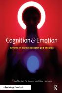 Cognition & Emotion di Jan de Houwer edito da Psychology Press