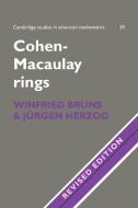 Cohen-Macaulay Rings di Winfried Bruns, Bruns, Jurgen edito da Cambridge University Press