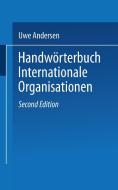 Handwörterbuch Internationale Organisationen edito da VS Verlag für Sozialwissenschaften