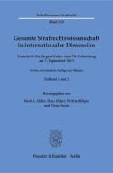 Gesamte Strafrechtswissenschaft in internationaler Dimension edito da Duncker & Humblot GmbH