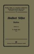 Adalbert Stifter di Rudolf Fürst edito da Vieweg+Teubner Verlag