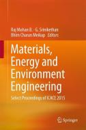 Materials, Energy and Environment Engineering edito da Springer-Verlag GmbH
