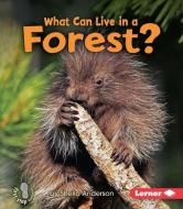 What Can Live in a Forest? di Sheila Anderson edito da LERNER CLASSROOM