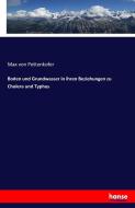 Boden und Grundwasser in ihren Beziehungen zu Cholera und Typhus di Max Von Pettenkofer edito da hansebooks