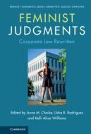 Feminist Judgments: Corporate Law Rewritten edito da Cambridge University Press