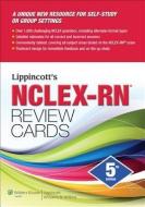 Lippincott's Nclex-rn Review Cards di Lippincott Williams & Wilkins edito da Lippincott Williams And Wilkins