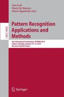 Pattern Recognition: Applications and Methods edito da Springer International Publishing