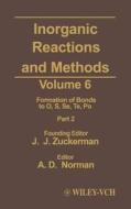 Inorganic Reactions   Methods V 6 di Zuckerman, Norman edito da John Wiley & Sons