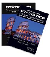 Statistics for Engineering and the Sciences, Sixth Edition, Textbook and Student Solutions Manual di William M. Mendenhall, Terry L. Sincich edito da Taylor & Francis Ltd
