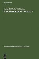 Technology Policy edito da De Gruyter