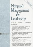 Nonprofit Management & Leadership, Volume 18, Number 2 di Roger A. Lohmann edito da JOSSEY BASS
