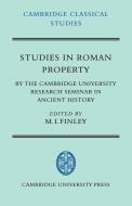 Studies in Roman Property edito da Cambridge University Press