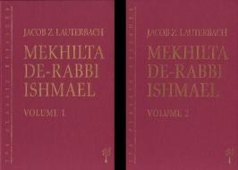 Mekhilta de-Rabbi Ishmael, 2-volume set edito da The Jewish Publication Society