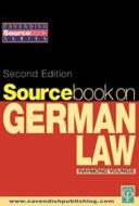 Sourcebook on German Law di Raymond Youngs edito da Routledge-Cavendish