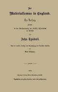 Der Materialismus in England di John Tyndall edito da Springer Berlin Heidelberg
