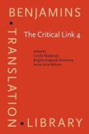 The Critical Link 4 edito da John Benjamins Publishing Co