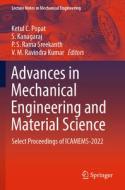 Advances in Mechanical Engineering and Material Science: Select Proceedings of Icamems-2022 edito da SPRINGER NATURE