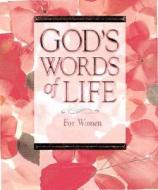 God's Words of Life for Women di Running Press edito da RUNNING PR BOOK PUBL