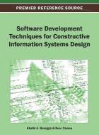 Software Development Techniques for Constructive Information Systems Design edito da Information Science Reference