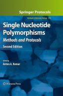 Single Nucleotide Polymorphisms edito da Humana Press