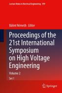 Proceedings of the 21st International Symposium on High Voltage Engineering edito da Springer International Publishing