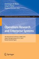 Operations Research and Enterprise Systems edito da Springer International Publishing