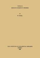 Lectures On Results On Bezout\'s Theorem di W. Vogel edito da Springer-verlag Berlin And Heidelberg Gmbh & Co. Kg