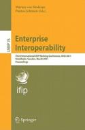 Enterprise Interoperability edito da Springer-Verlag GmbH