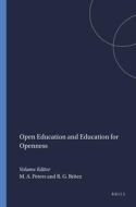 Open Education and Education for Openness edito da SENSE PUBL