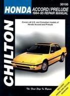 Honda Accord/Prelude (84 - 95) di Chilton Automotive Books, Chilton edito da Haynes Publishing