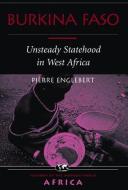 Burkina Faso di Pierre Englebert edito da Routledge