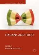 Italians and Food edito da Springer International Publishing