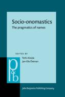 Socio-onomastics edito da John Benjamins Publishing Co