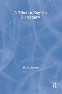 Tibetan-english Dictionary di H. A. Jaschke edito da Taylor & Francis Ltd