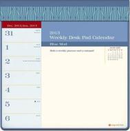 Blue Mod Weekly Desk Pad Calendar edito da Orange Circle Studio Corp
