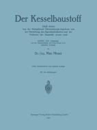 Der Kesselbaustoff di Max Moser edito da Springer Berlin Heidelberg