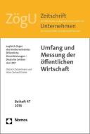 Umfang und Messung der öffentlichen Wirtschaft di Dietrich Dickertmann, Hans Gerhard Strohe edito da Nomos Verlagsges.MBH + Co