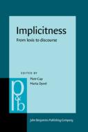 Implicitness edito da John Benjamins Publishing Co
