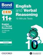 Bond 11+: English & Verbal Reasoning: CEM 10 Minute Tests di Michellejoy Hughes, Bond edito da Oxford University Press