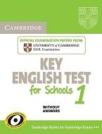 Cambridge Key English Test for Schools 1 Student's Book without answers di Cambridge ESOL edito da Cambridge University Press