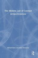 The Modern Law Of Contract di Richard Stone, James Devenney edito da Taylor & Francis Ltd