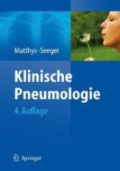 Klinische Pneumologie di 9783540376927 edito da Springer