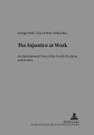 The Injustice at Work edito da Lang, Peter GmbH