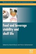 Food and Beverage Stability and Shelf Life edito da WOODHEAD PUB