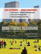 Quantitative Reasoning: Tools for Today's Informedcitizen di Alicia Sevilla, Kay Somers edito da Wiley