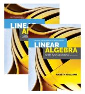 Linear Algebra with Applications with Webassign and eBook Study Guide di Gareth Williams edito da JONES & BARTLETT PUB INC